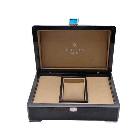 Replica AAA Patek Philippe Wooden Watch box with Logo and Papers - IP Empire Replica Watches